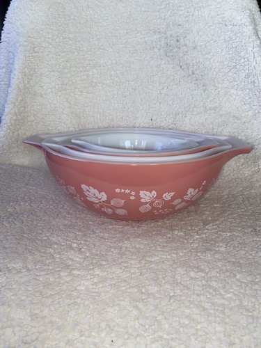 Pyrex pink gooseberry 4pc - pink,