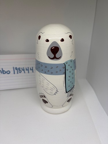 Polar bear nesting - dolls, 5pcs