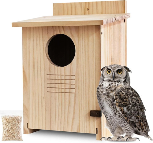 Owl house for outdoors wood - for,