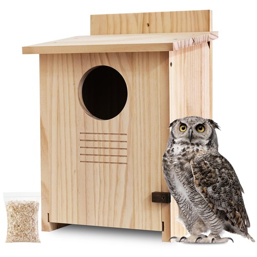 Owl house for outdoors wood - owl,