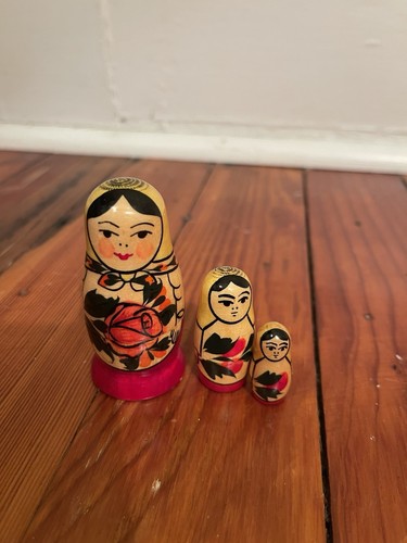 Vintage wooden hand painted - vintage,