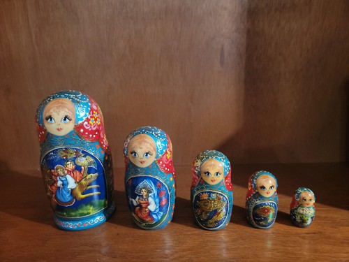 Matryoshka handpainted russian - matryoshka,