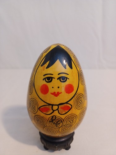 Vintage matryoshka egg shape - matryoshka, egg-shape