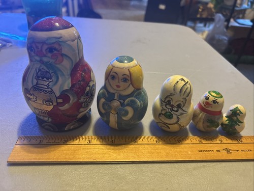 Vintage russian nesting doll - russian,