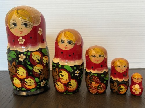 Vintage matryoshka nesting - vintage,