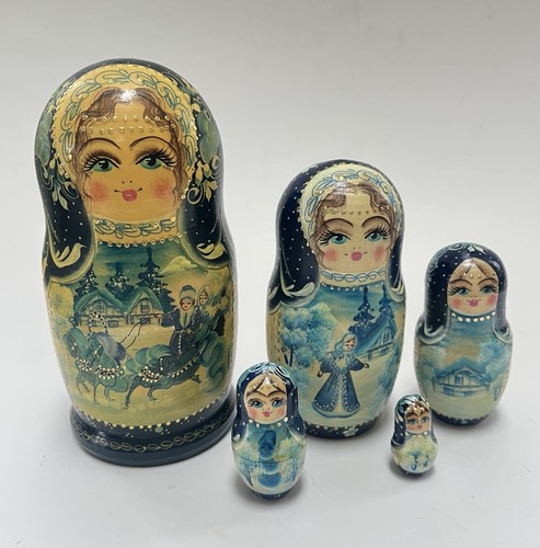 Hand painted russian nesting - hand,