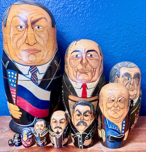 Vintage russian nesting dolls - nesting,
