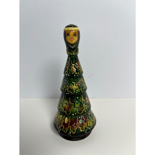Hand painted wood christmas - hand,