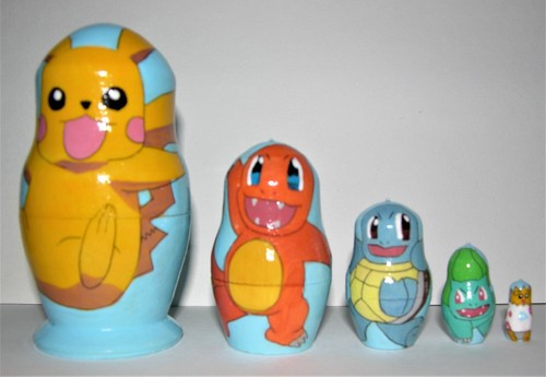 Pokemon nesting doll handmade