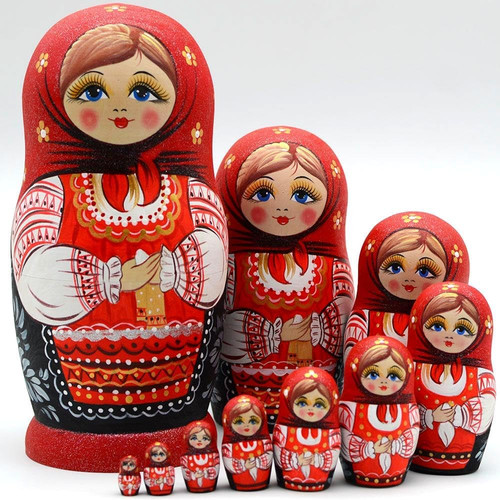 Russian nesting dolls - dolls, kids